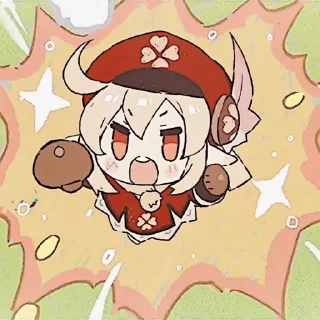 💥 emoji ⤻ 𝐊lee !! ★ @GENSHIINS ✿ˎˊ˗ Telegram sticker 6 of 71