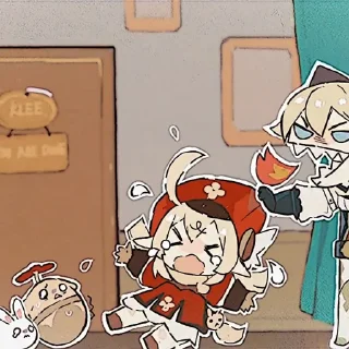 💥 emoji ⤻ 𝐊lee !! ★ @GENSHIINS ✿ˎˊ˗ Telegram sticker 12 of 71