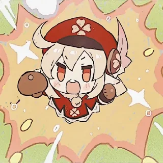 💥 emoji ⤻ 𝐊lee !! ★ @GENSHIINS ✿ˎˊ˗ Telegram sticker 8 of 71