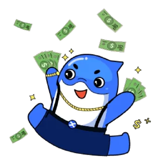 💲 emoji bingx Telegram sticker 6 of 9