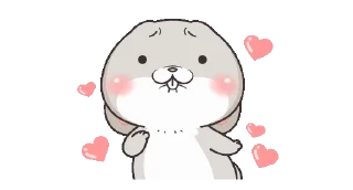 Sticker from very miss rabbit @iBeautyunjin