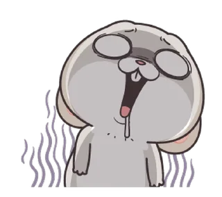 😵‍💫 emoji Miss Rabbit @Stickersey Telegram sticker 15 of 30