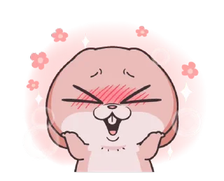 🫣 emoji Miss Rabbit @Stickersey Telegram sticker 18 of 30