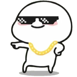 😎 emoji Lil Bean ☆ Smile Always Telegram sticker 8 of 100