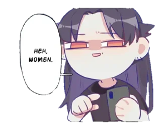 Sticker from Straight girl trap
