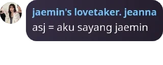 Sticker from punya pacar jaemin