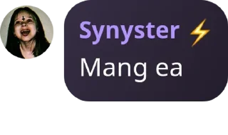 Sticker from SYNYSTER HERE