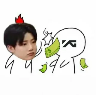 💸 emoji ✨💎Kpop Sticker💎✨ Telegram sticker 22 of 61