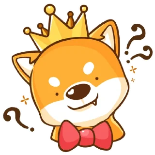 ❓ emoji Prince Floki Telegram sticker 8 of 11