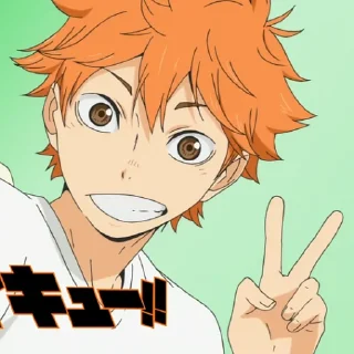🏐 emoji @wallpaper_kid haikyuu//2 @Anime_Sticker_noob Telegram sticker 6 of 45
