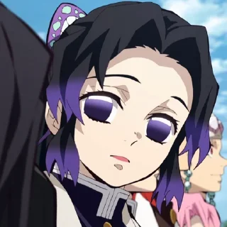 😕 emoji Shinobu Mitsuri Kanao - @Otakuzdream Telegram sticker 18 of 95