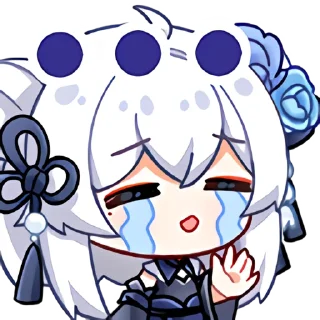 😭 emoji 東雪蓮Official @lqmoe_channel Telegram sticker 11 of 50