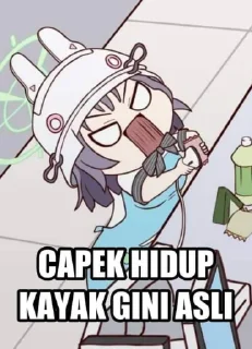 😫 emoji Arona's Hideout Live Reaction 4 Telegram sticker 18 of 118