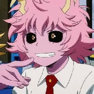 🍥 emoji Mina Ashido [@InariChuu] Telegram sticker 12 of 15