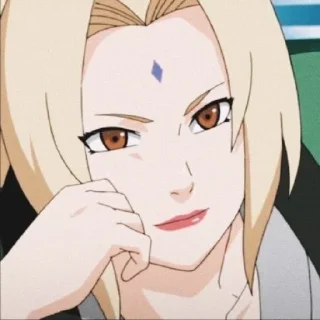 Sticker from tsunade senju ; @diarygeo @ackermansq