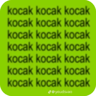 Sticker from kocak