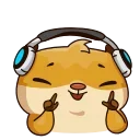 🎧 emoji Sticker By @liualvinas (Animated) Telegram sticker 13 of 20
