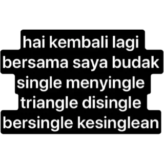 🤡 emoji SEMBANG PAK ABU @bodo_single (@CalsiBot) Telegram sticker 19 of 67