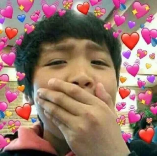 🥰 emoji Haechan meme by:@Rin_aackp Telegram sticker 3 of 32