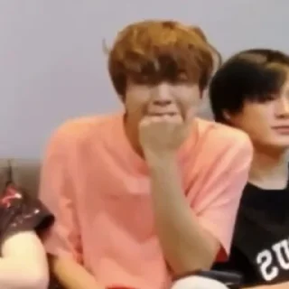 😬 emoji Haechan meme by:@Rin_aackp Telegram sticker 11 of 32