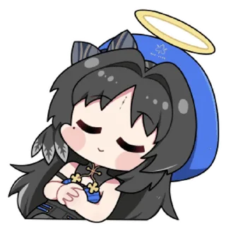 ❤️ emoji 鸣潮表情包 @zhaxia_cn Telegram sticker 8 of 16