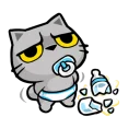 Sticker from Meow Zhua Zhua 9 @stickerscar