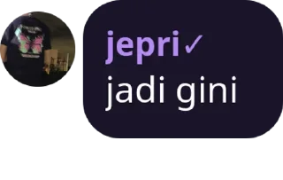 Sticker from jepri