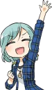 Sticker from Bandori stickers