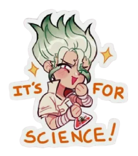☺️ emoji DR STONE @animestickerchannel Telegram sticker 18 of 93