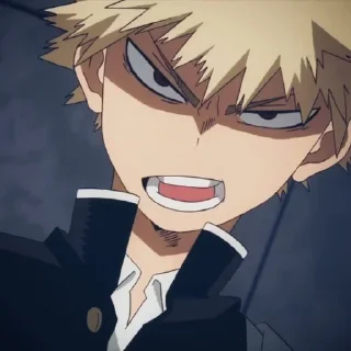 💣 emoji Katsuki Bakugo | @kaptenracing Telegram sticker 11 of 24