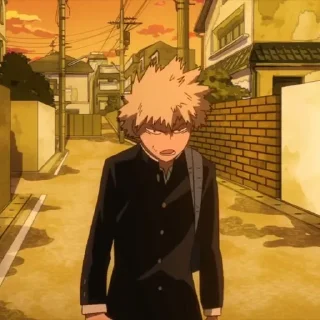 💣 emoji Katsuki Bakugo | @kaptenracing Telegram sticker 18 of 24