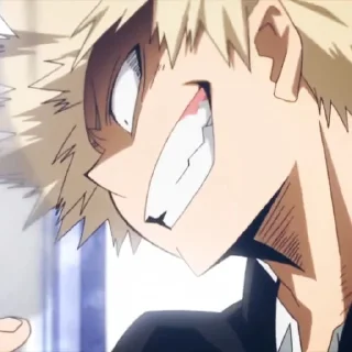 💣 emoji Katsuki Bakugo | @kaptenracing Telegram sticker 7 of 24