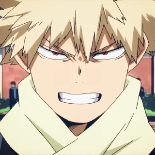 💣 emoji Katsuki Bakugo | @kaptenracing Telegram sticker 23 of 24