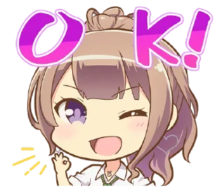 👌 emoji オンゲキ 公式スタンプ Telegram sticker 17 of 40