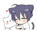 Sticker from BOY OF THE BLACK CAT - @littlesushi's