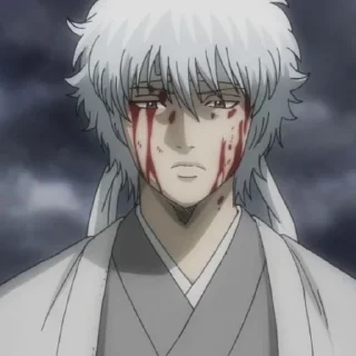 🎓 emoji Sakata Gintoki - @Animecouplegallery Telegram sticker 12 of 120
