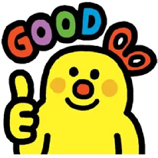 💬 emoji 블루 &amp; 옐로 By @KakaoEmoticon Telegram sticker 17 of 40