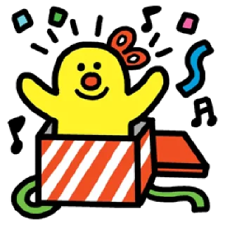💬 emoji 블루 &amp; 옐로 By @KakaoEmoticon Telegram sticker 23 of 40