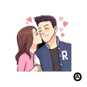 😊 emoji You & Me Telegram sticker 5 of 120