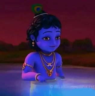 Sticker from Krishna little