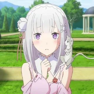 ❄ emoji Emilia~Subaru @Sankalp_370 Telegram sticker 23 of 26