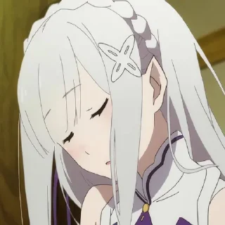 ❄ emoji Emilia~Subaru @Sankalp_370 Telegram sticker 24 of 26