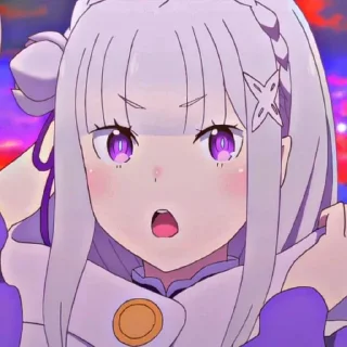 ❄ emoji Emilia~Subaru @Sankalp_370 Telegram sticker 5 of 26