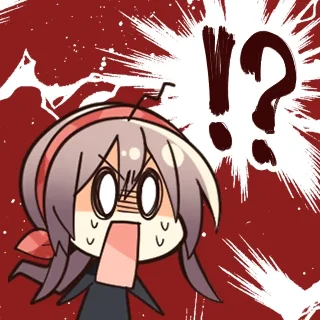 ⁉️ emoji サノバウィッチ LINEスタンプ Telegram sticker 22 of 40