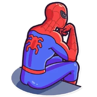 😮‍💨 emoji Spider-Man Telegram sticker 17 of 17