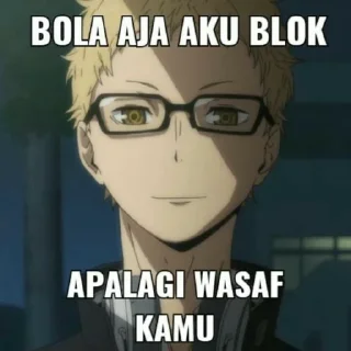 Sticker from Meme anime indo