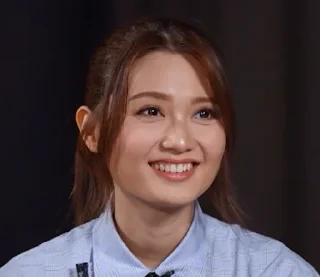 😁 emoji 黃妍-CathWong4（by cathwongfanclub) Telegram sticker 24 of 115