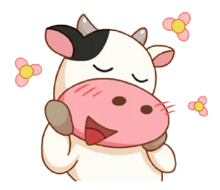 ☺ emoji Momo cow vol. 2 @noustiker Telegram sticker 24 of 41