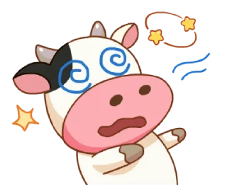 😖 emoji Momo cow vol. 2 @noustiker Telegram sticker 4 of 41