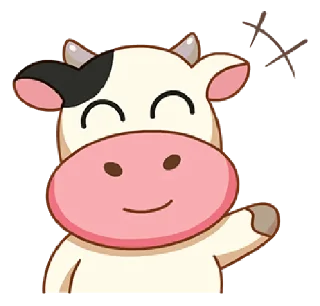 💬 emoji @gmoue momo cow Telegram sticker 6 of 32